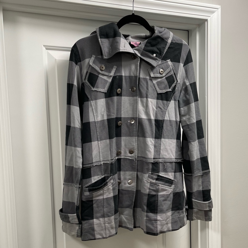 Plaid jacket size medium
